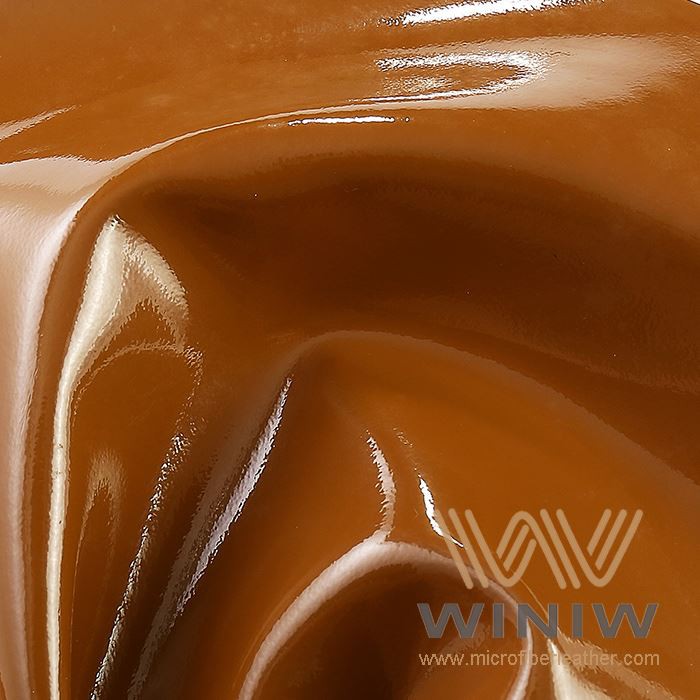 patent microfiber leather 023