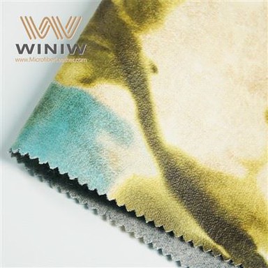 Устойчива на разкъсване имитация на плат Микрофибърна синтетична кожа за диван